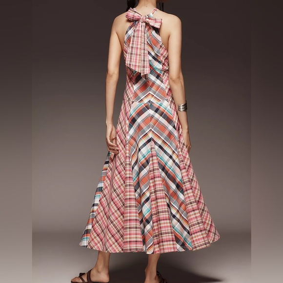 Pilcro Patchwork Halter Midi Dress, NWT - XXS - Picture 2 of 12
